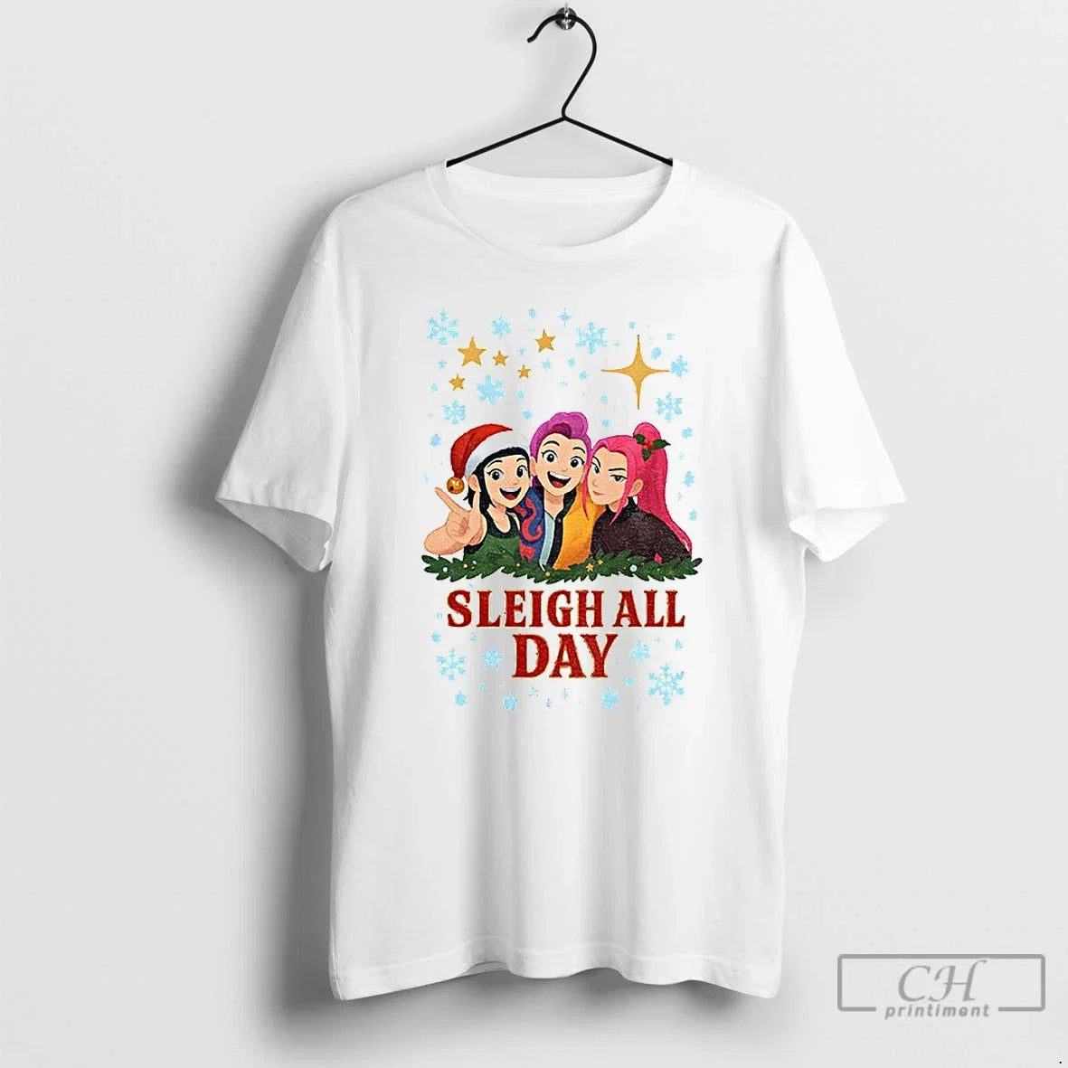Premium Kpop Demon Hunter Huntrix Sleigh All Day - Adult & Kids T-Shirts, Sweatshirts & Hoodies apparel design preview 1