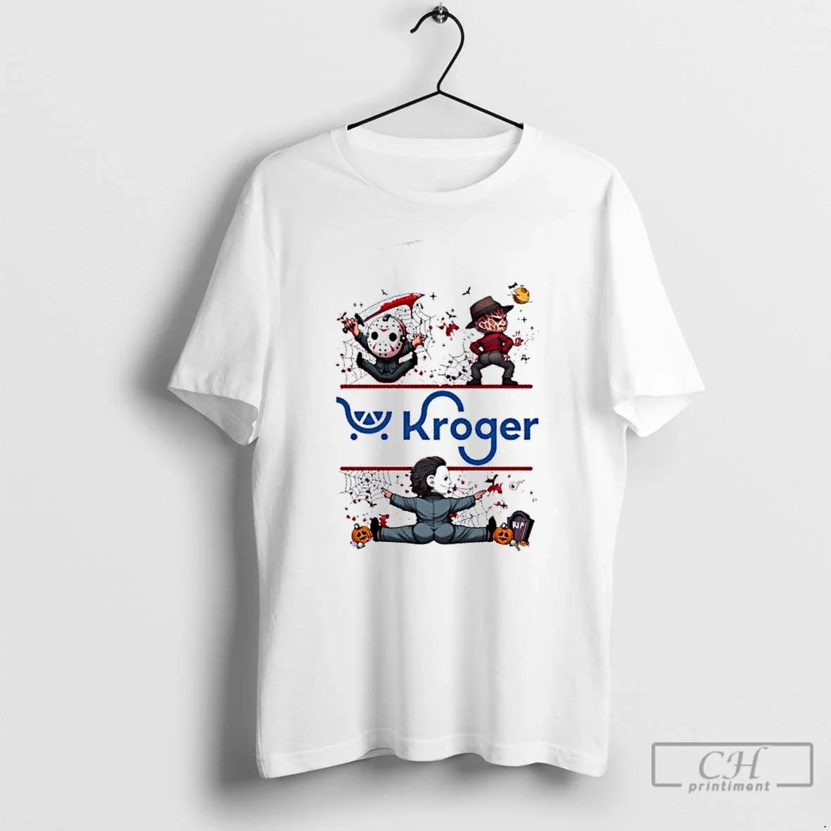 Premium Kroger X Horror Movies Halloween Dance - Adult & Kids T-Shirts, Sweatshirts & Hoodies apparel design preview 1