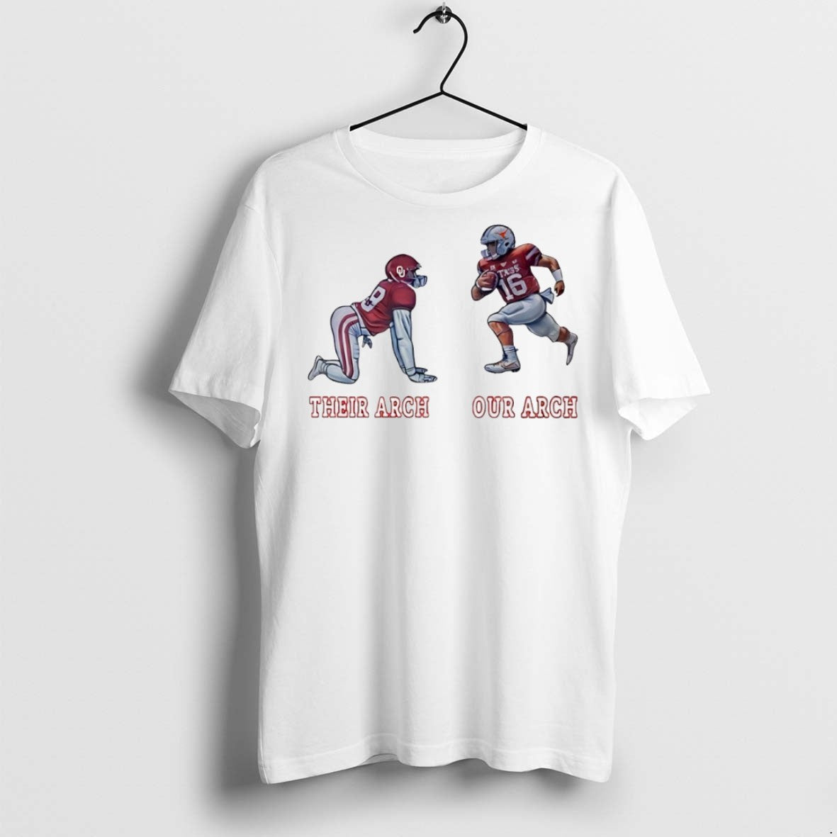 Premium Kyle Umlang Texas Longhorns And Oklahoma - Adult & Kids T-Shirts, Sweatshirts & Hoodies apparel design preview 1