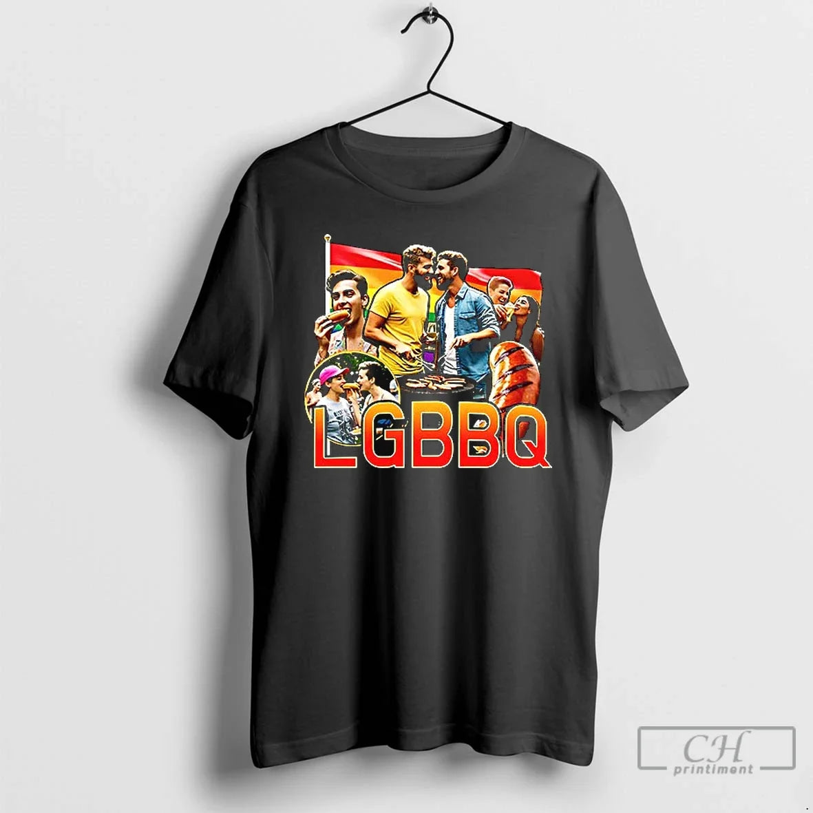Premium Lgbbq Pride Cookout Ceramic And Classic Dad - Adult & Kids T-Shirts, Sweatshirts & Hoodies apparel design preview 1