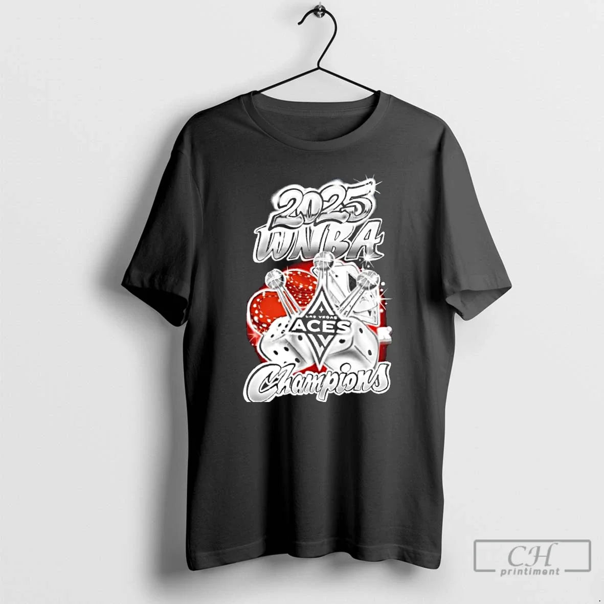 Premium Las Vegas Aces 2025 Wnba Champions Triple - Adult & Kids T-Shirts, Sweatshirts & Hoodies apparel design preview 1