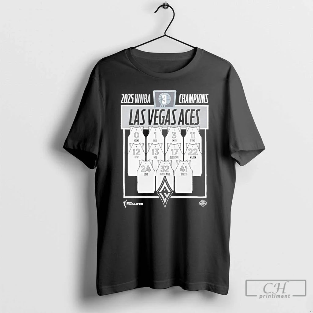 Premium Las Vegas Aces 2025 Wnba Finals Champions - Adult & Kids T-Shirts, Sweatshirts & Hoodies apparel design preview 1