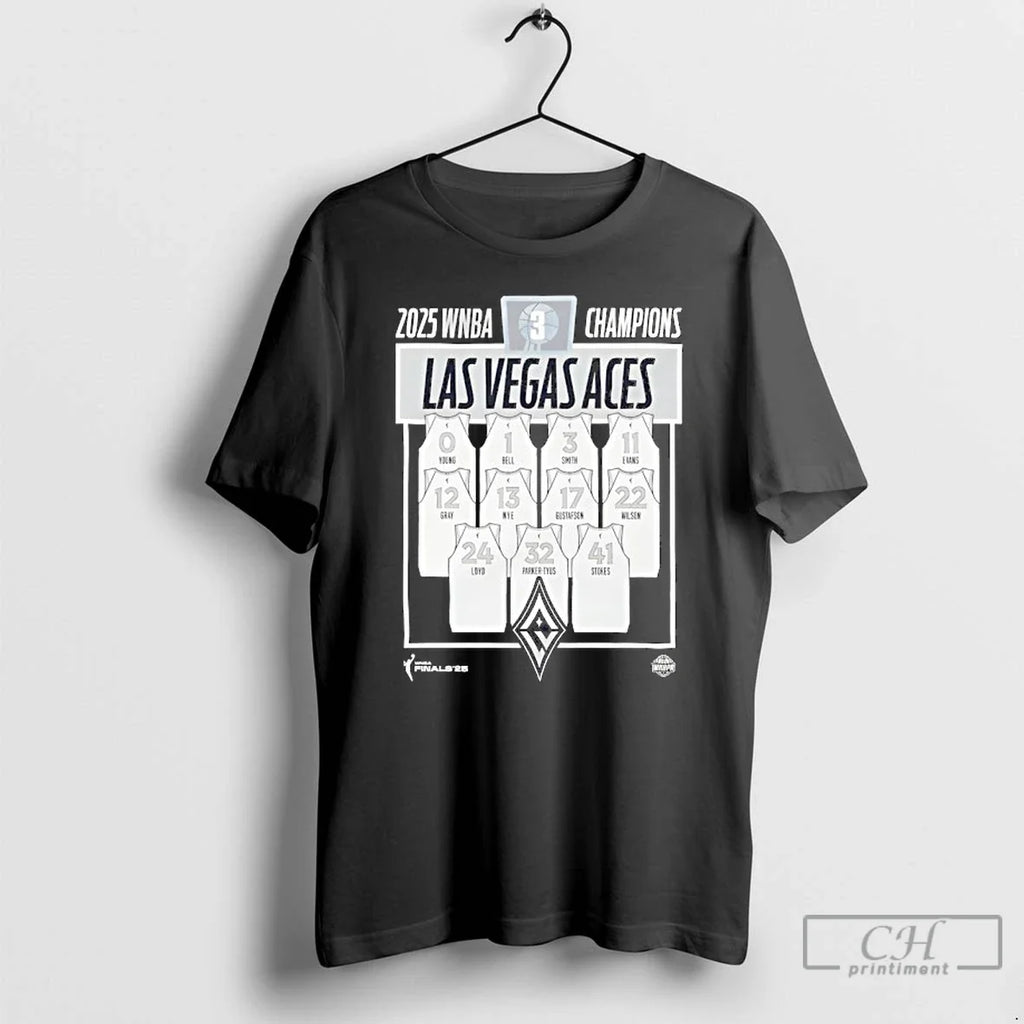 Premium Las Vegas Aces Stadium Essentials 2025 Wnba - Adult & Kids T-Shirts, Sweatshirts & Hoodies apparel design preview 1