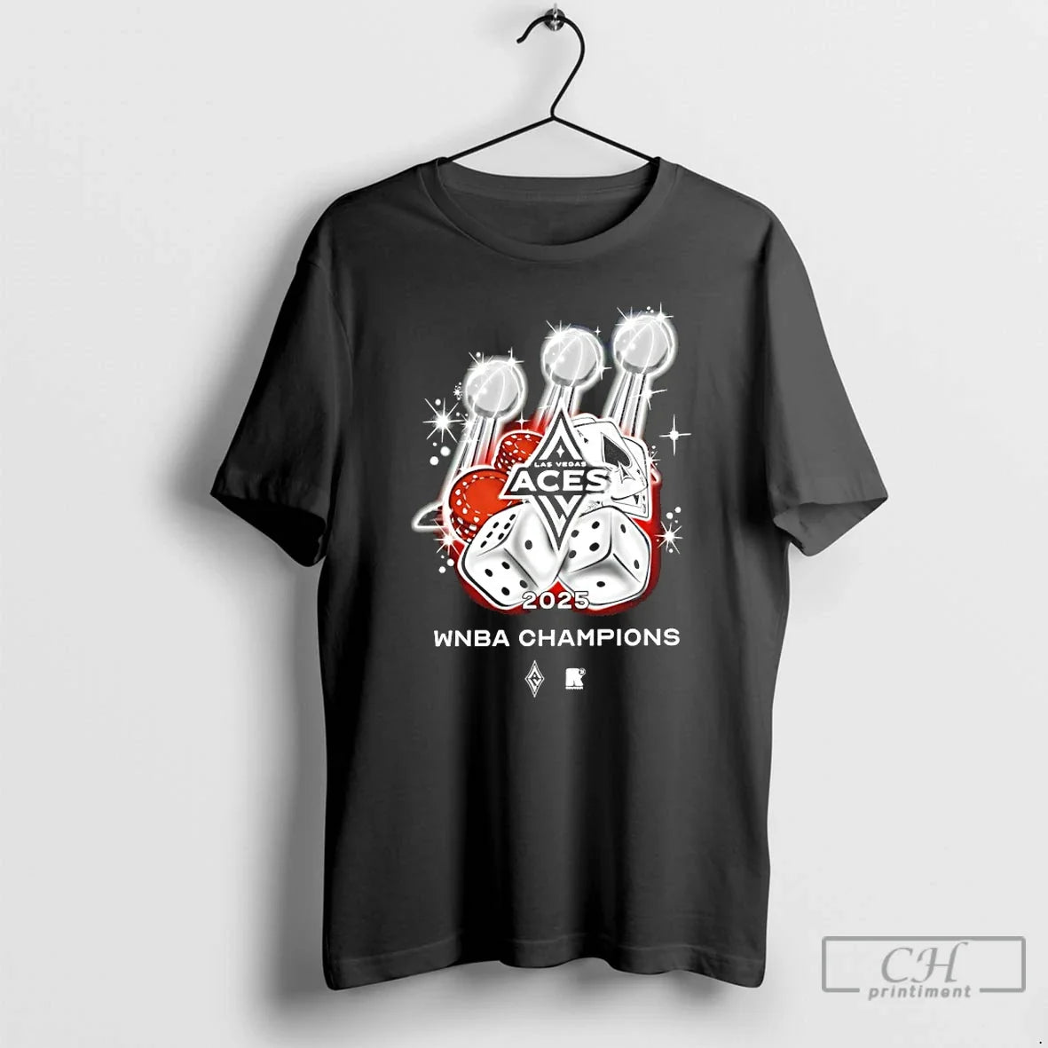 Premium Las Vegas Aces Three Time 2025 Wnba Champions - Adult & Kids T-Shirts, Sweatshirts & Hoodies apparel design preview 1