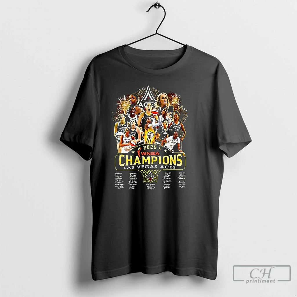 Premium Las Vegas Aces Wnba Finals Champions 2025 - Adult & Kids T-Shirts, Sweatshirts & Hoodies apparel design preview 1