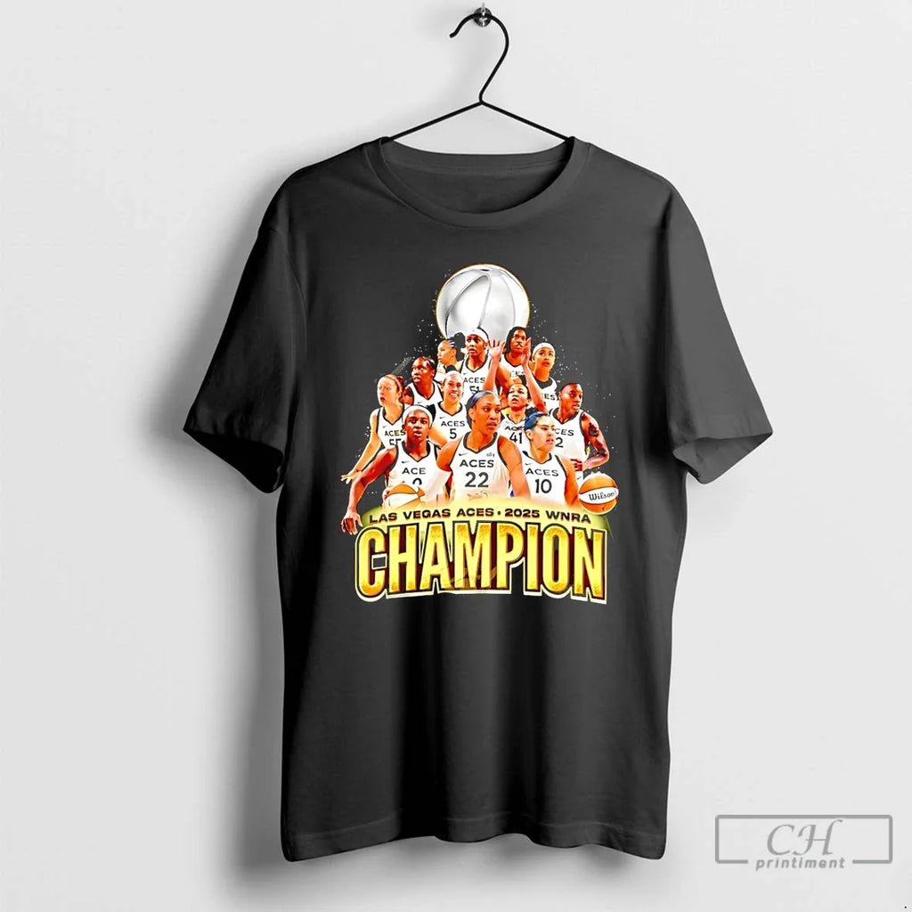 Premium Las Vegas Aces Winner Wnba Champion 2025 - Adult & Kids T-Shirts, Sweatshirts & Hoodies apparel design preview 1