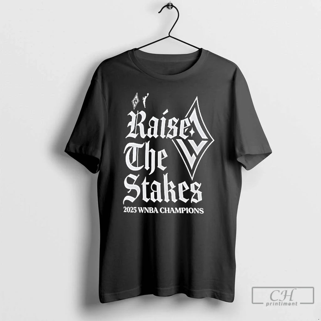 Premium Las Vegas Aces Basketball Raise The Stakes - Adult & Kids T-Shirts, Sweatshirts & Hoodies apparel design preview 1