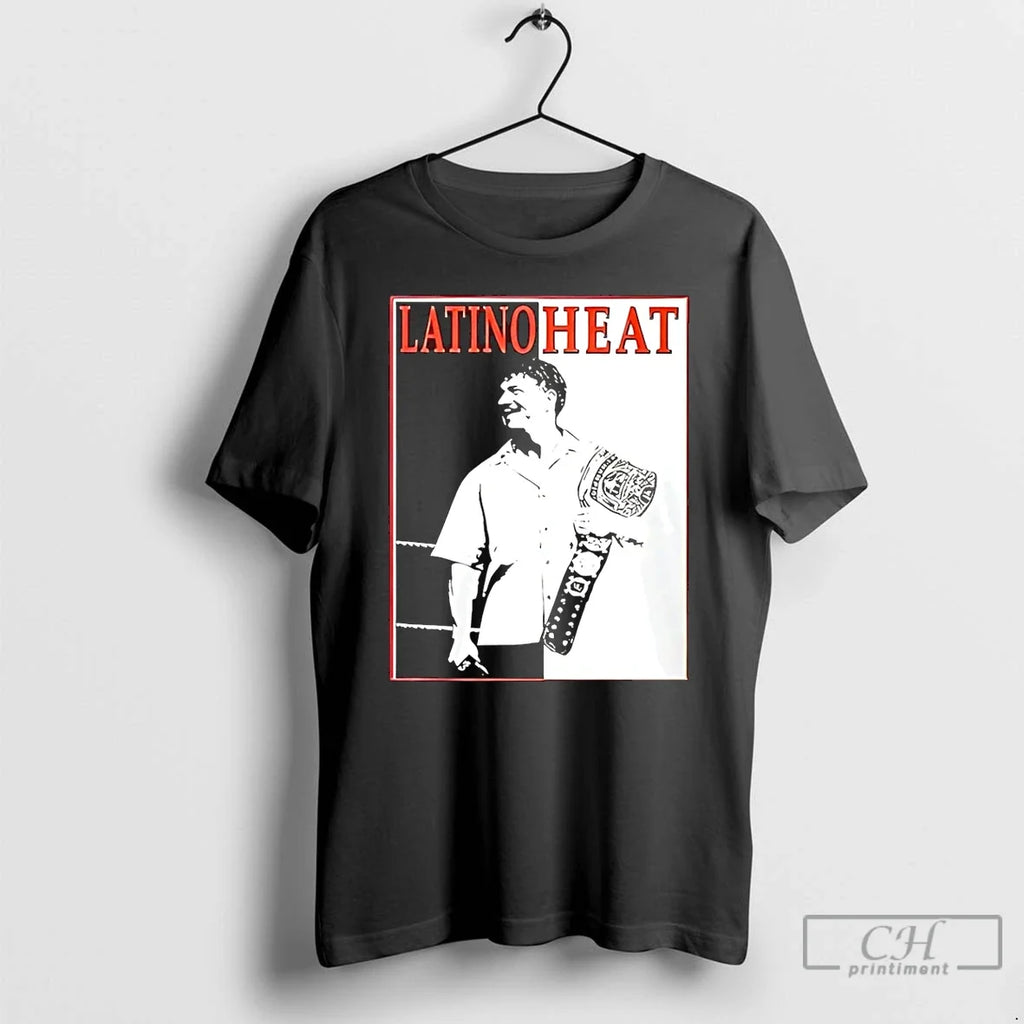 Premium Latino Heat Wearing Eddie Guerrero - Adult & Kids T-Shirts, Sweatshirts & Hoodies apparel design preview 1