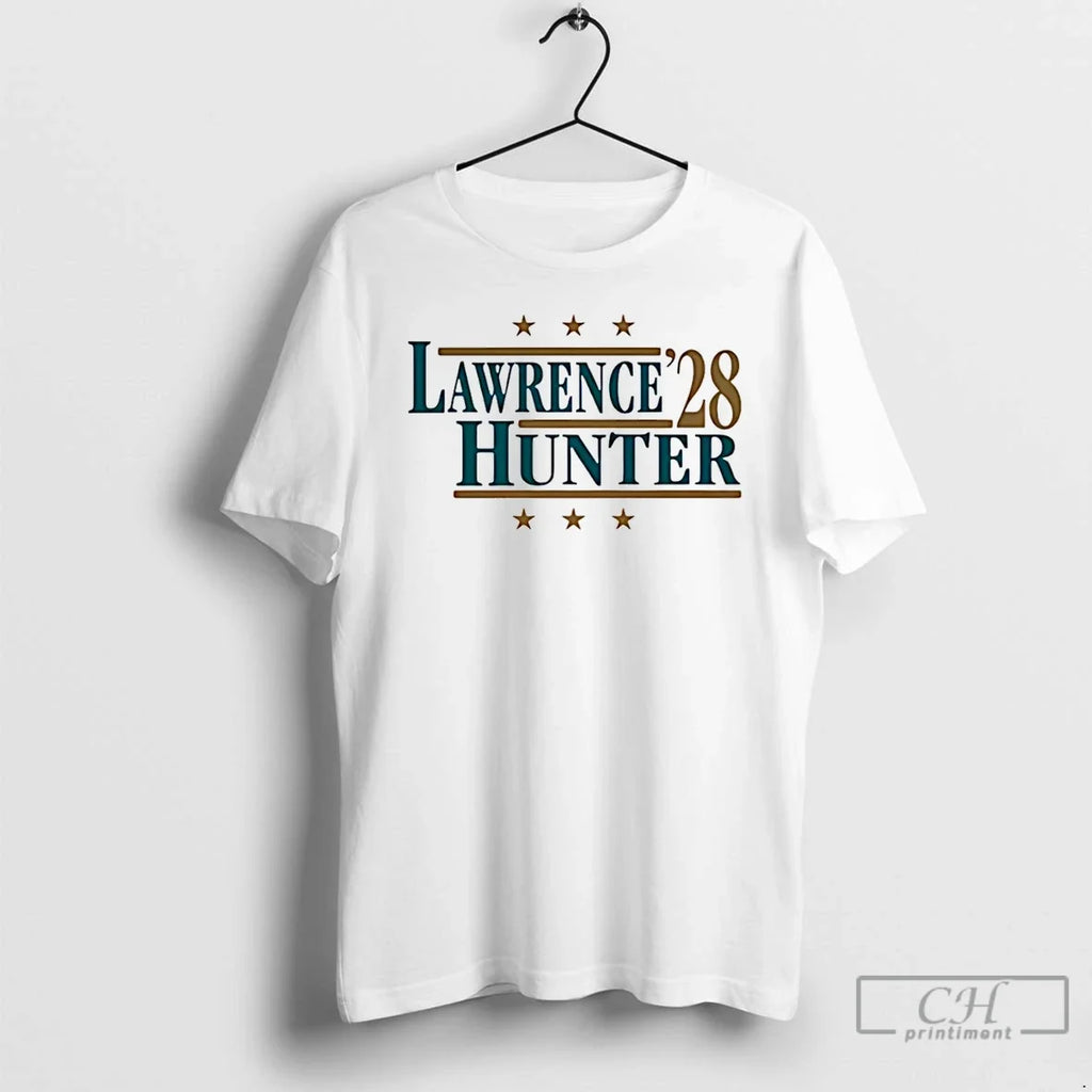 Premium Lawrence And Hunter 28 Jacksonville Football - Adult & Kids T-Shirts, Sweatshirts & Hoodies apparel design preview 1