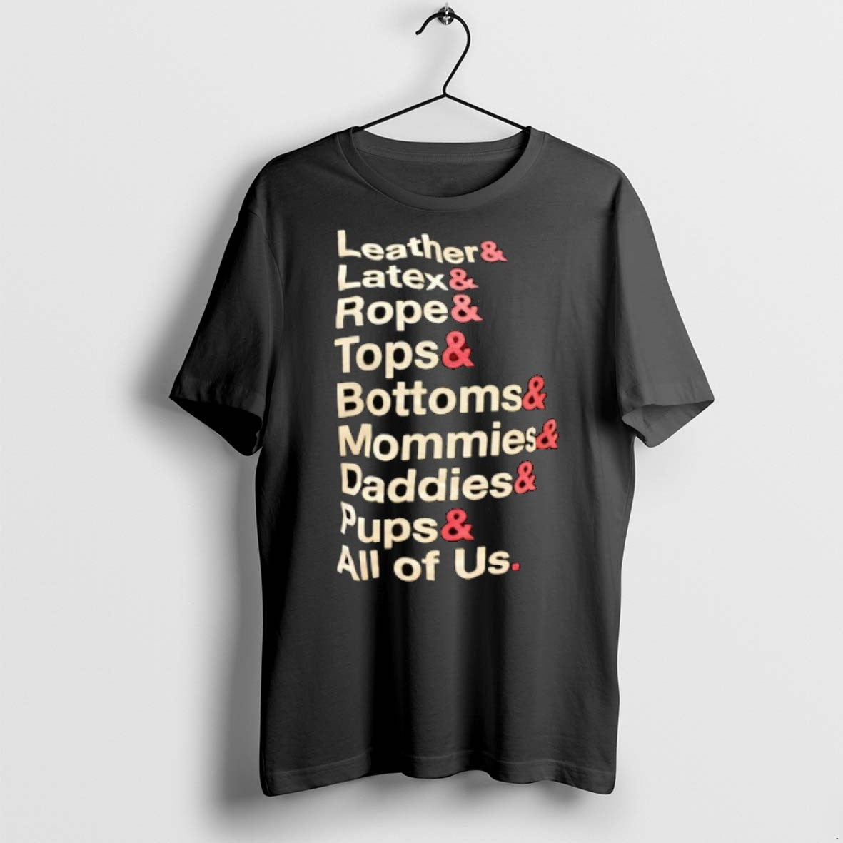 Premium Leather And Latex Rope Tops Bottoms Mommies - Adult & Kids T-Shirts, Sweatshirts & Hoodies apparel design preview 1