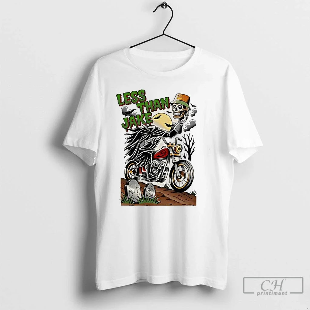 Premium Less Than Jake Skeleton Halloween - Adult & Kids T-Shirts, Sweatshirts & Hoodies apparel design preview 1