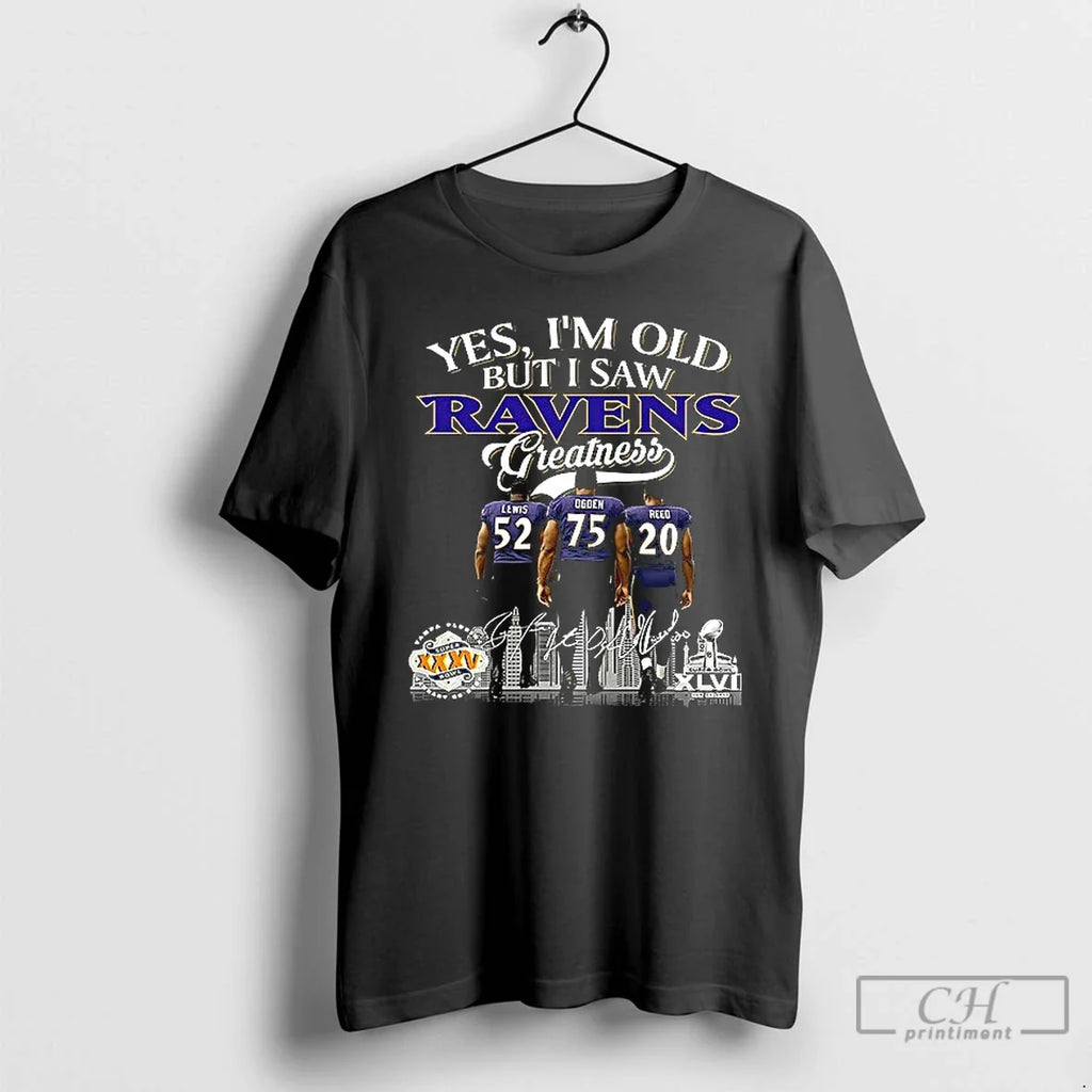 Premium Lewis Ogden Reed Yes Im Old But I Saw - Adult & Kids T-Shirts, Sweatshirts & Hoodies apparel design preview 1