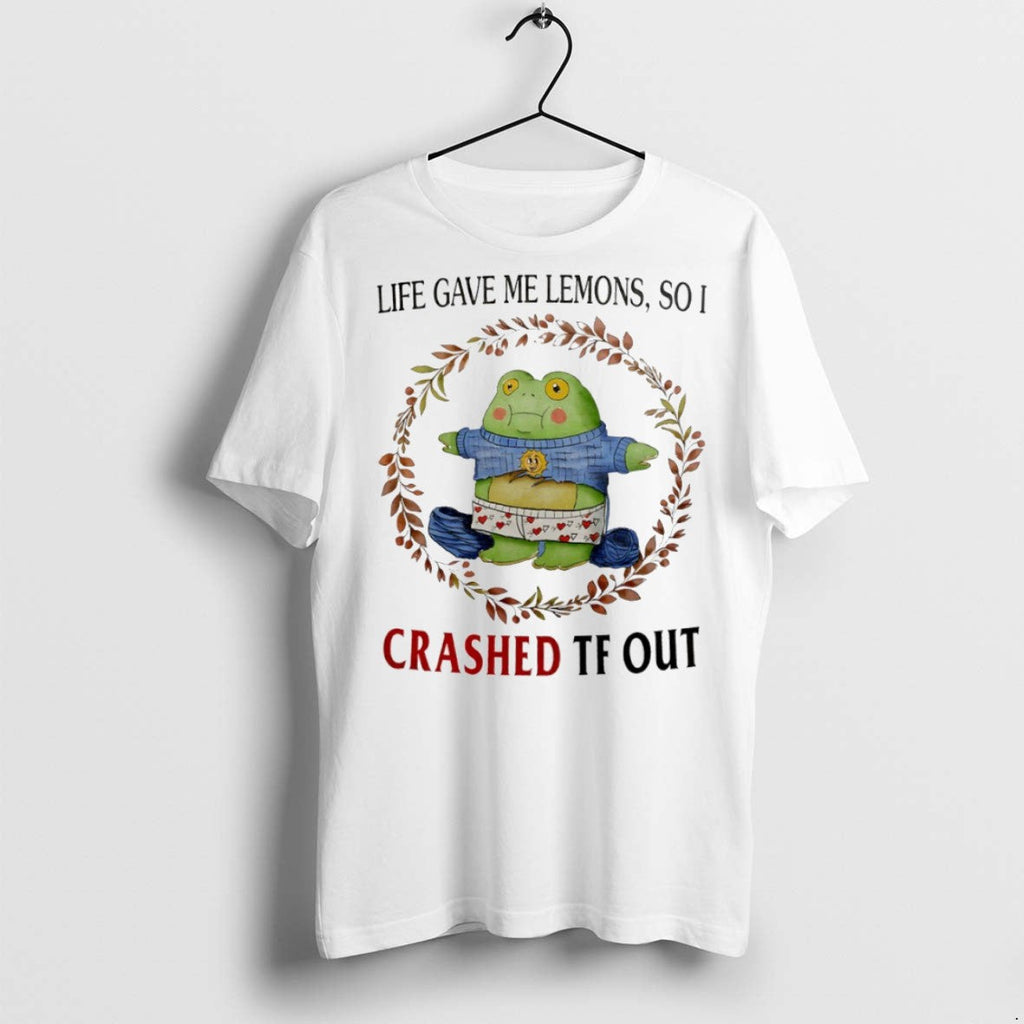Premium Life Gave Me Lemons So I Crashed Tf Out - Adult & Kids T-Shirts, Sweatshirts & Hoodies apparel design preview 1