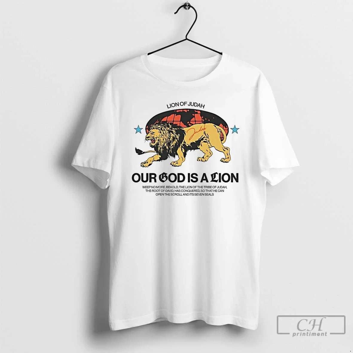 Premium Lion Of Judah Our God Is A - Adult & Kids T-Shirts, Sweatshirts & Hoodies apparel design preview 1