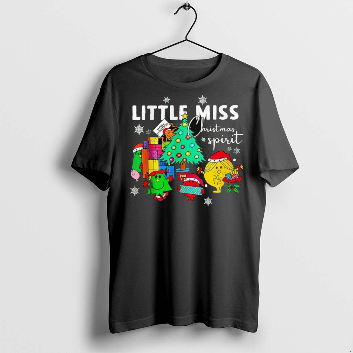 Premium Little Miss Christmas Spirit - Adult & Kids T-Shirts, Sweatshirts & Hoodies apparel design preview 1