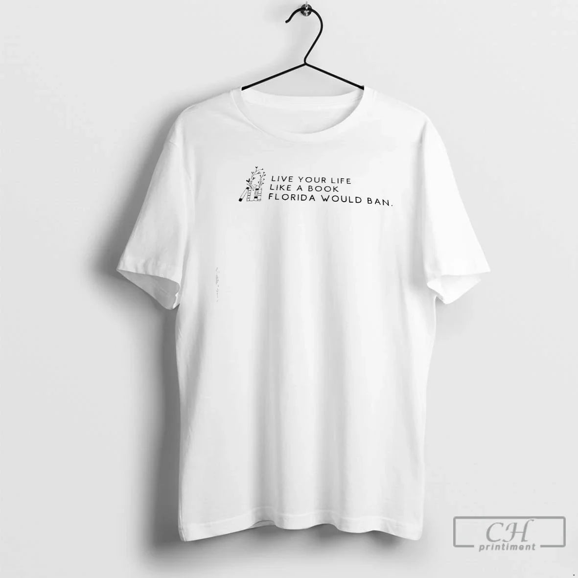 Premium Live Your Life Like A Book Florida Would Ban - Adult & Kids T-Shirts, Sweatshirts & Hoodies apparel design preview 1