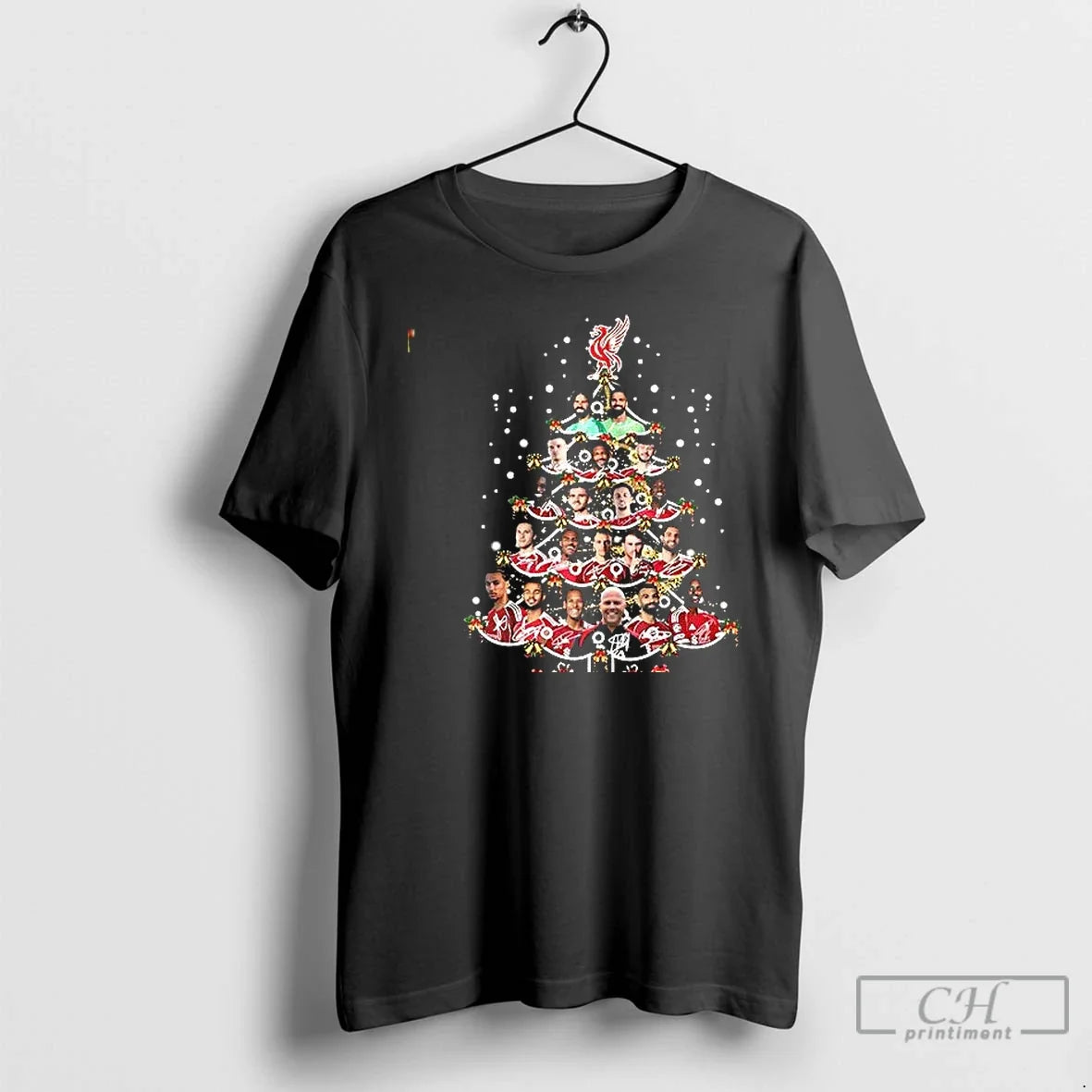 Premium Liverpool Fc Premier League Christmas Tree - Adult & Kids T-Shirts, Sweatshirts & Hoodies apparel design preview 1