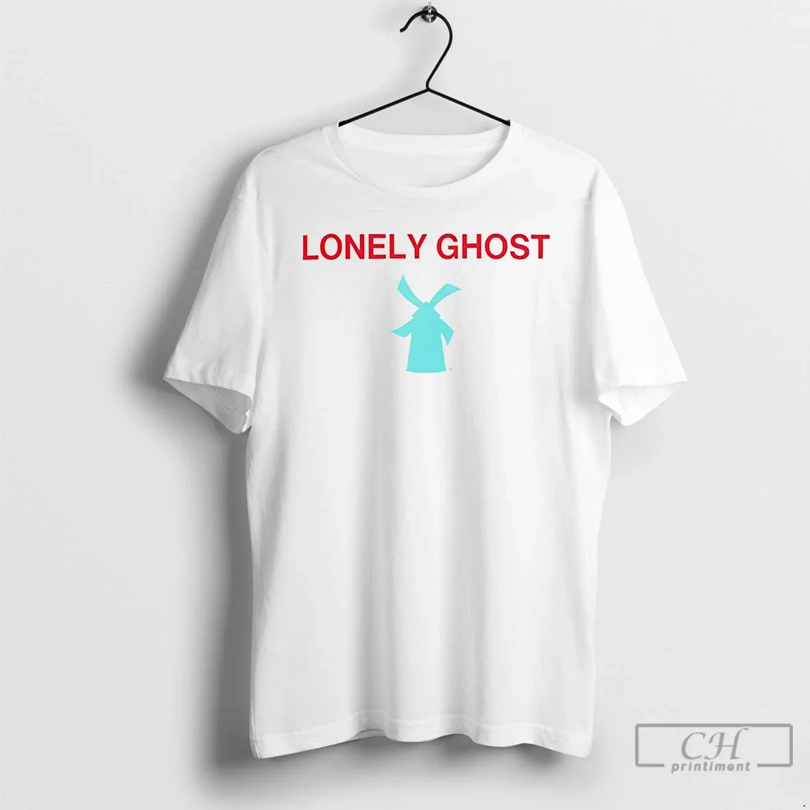 Premium Lonely Ghost X Dutch Bros Because Of You - Adult & Kids T-Shirts, Sweatshirts & Hoodies apparel design preview 1
