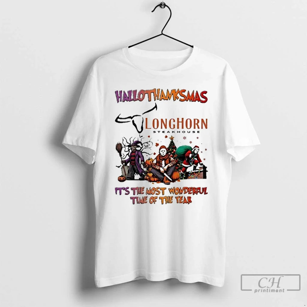 Premium Longhorn Steakhouse Horror Film - Adult & Kids T-Shirts, Sweatshirts & Hoodies apparel design preview 1