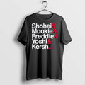 Premium Los Angeles Baseball Ampersand Stars Names - Adult & Kids T-Shirts, Sweatshirts & Hoodies apparel design preview 1