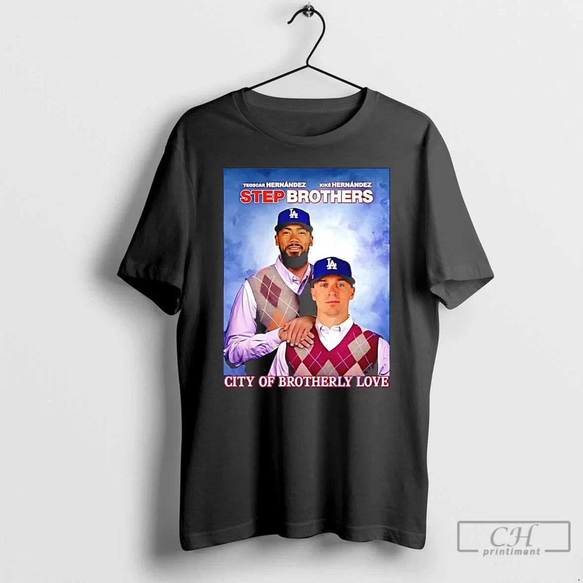 Premium Los Angeles Dodgers City Of Brotherly Love - Adult & Kids T-Shirts, Sweatshirts & Hoodies apparel design preview 1