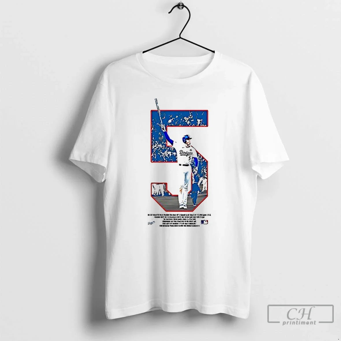 Premium Los Angeles Dodgers Freddie Freeman Hr12 Rbis - Adult & Kids T-Shirts, Sweatshirts & Hoodies apparel design preview 1