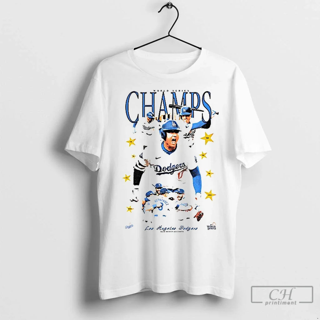 Premium Los Angeles Dodgers Mlb Baseball 2025 - Adult & Kids T-Shirts, Sweatshirts & Hoodies apparel design preview 1