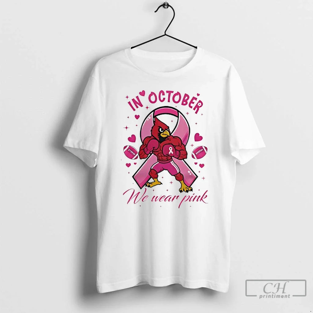 Premium Louisville Cardinals Tackle Cancer Win - Adult & Kids T-Shirts, Sweatshirts & Hoodies apparel design preview 1