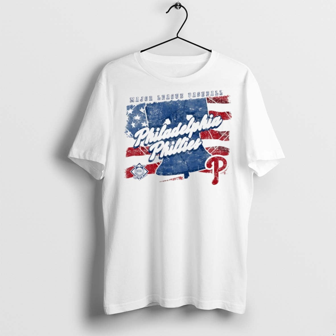 Premium Mlb Philadelphia Phillies Vintage Flag - Adult & Kids T-Shirts, Sweatshirts & Hoodies apparel design preview 1