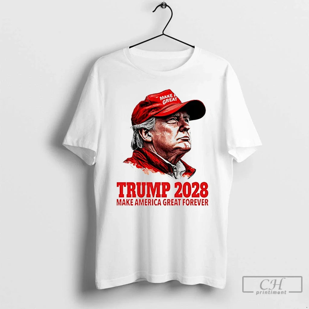 Premium Make America Great Forever Trump 2028 - Adult & Kids T-Shirts, Sweatshirts & Hoodies apparel design preview 1