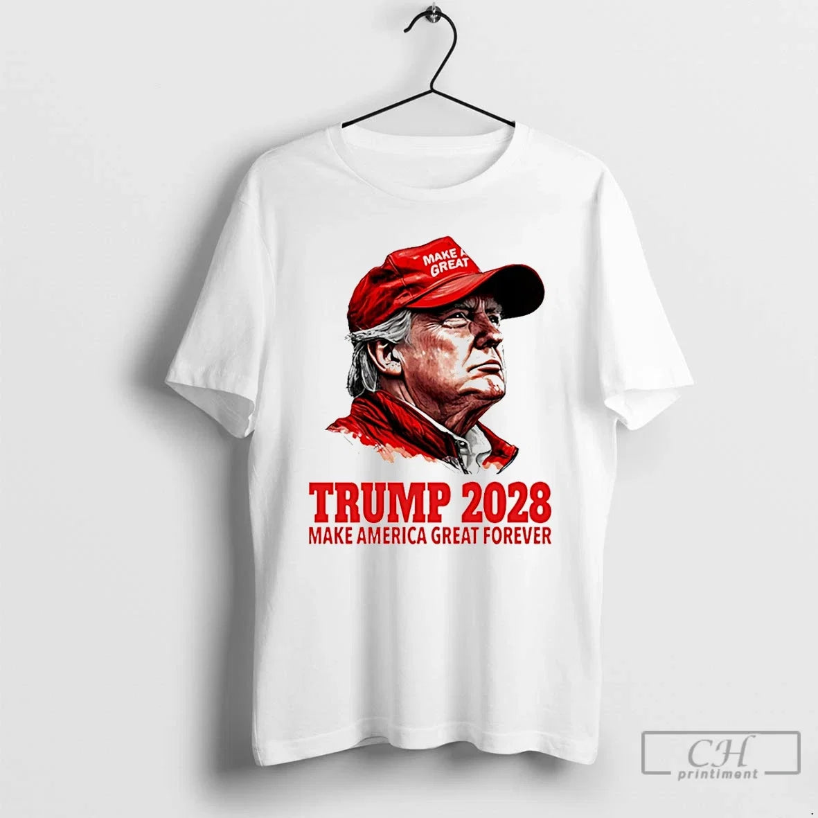Premium Make America Great Forever Trump 2028 - Adult & Kids T-Shirts, Sweatshirts & Hoodies apparel design preview 1