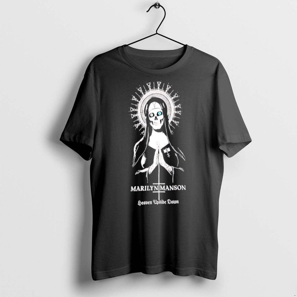 Premium Marilyn Manson Heaven Upside Down - Adult & Kids T-Shirts, Sweatshirts & Hoodies apparel design preview 1