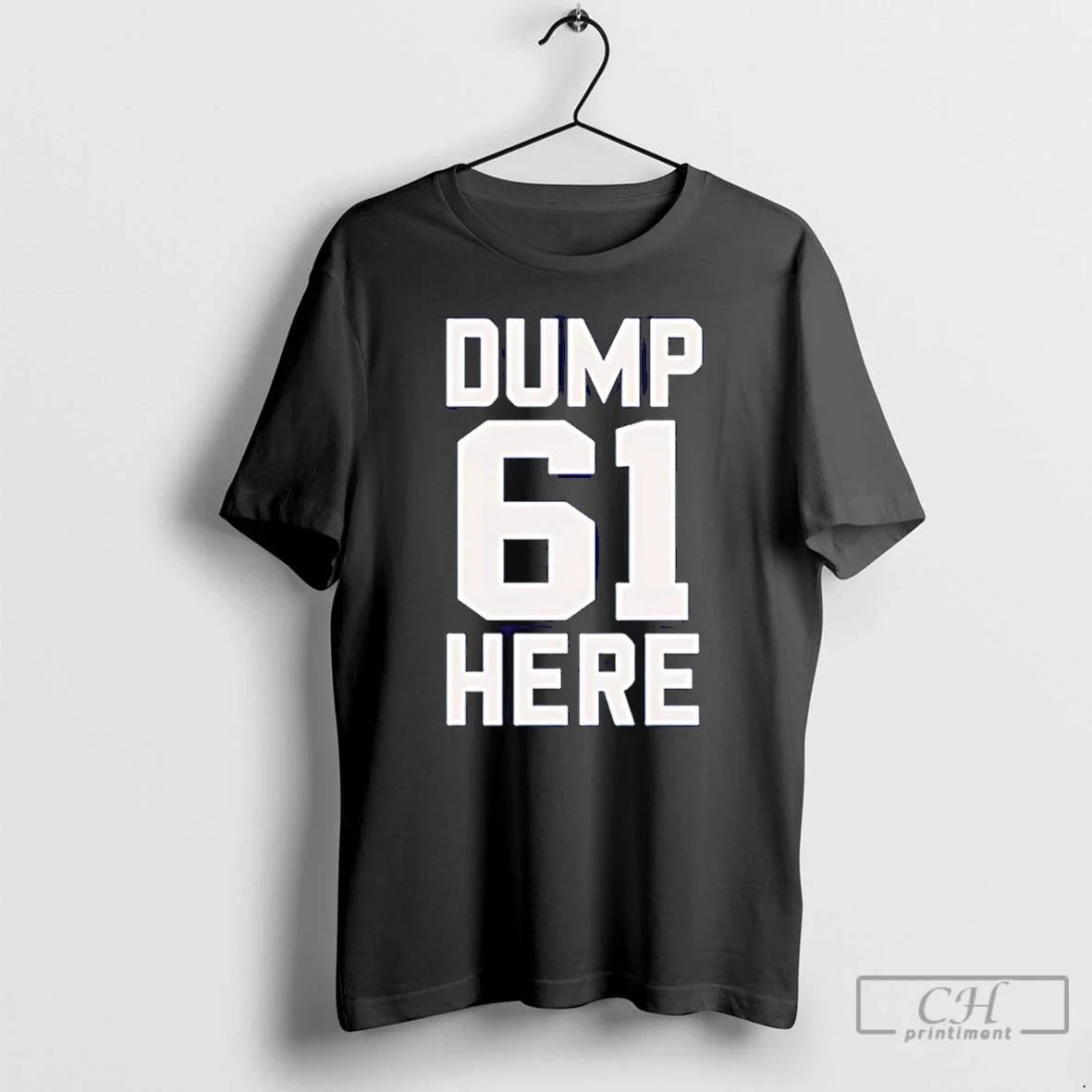 Premium Mariners Fan Wearing Dump 61 Here - Adult & Kids T-Shirts, Sweatshirts & Hoodies apparel design preview 1