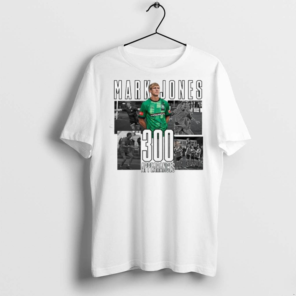 Premium Mark Jones 300 Appearances Northwich Fc - Adult & Kids T-Shirts, Sweatshirts & Hoodies apparel design preview 1