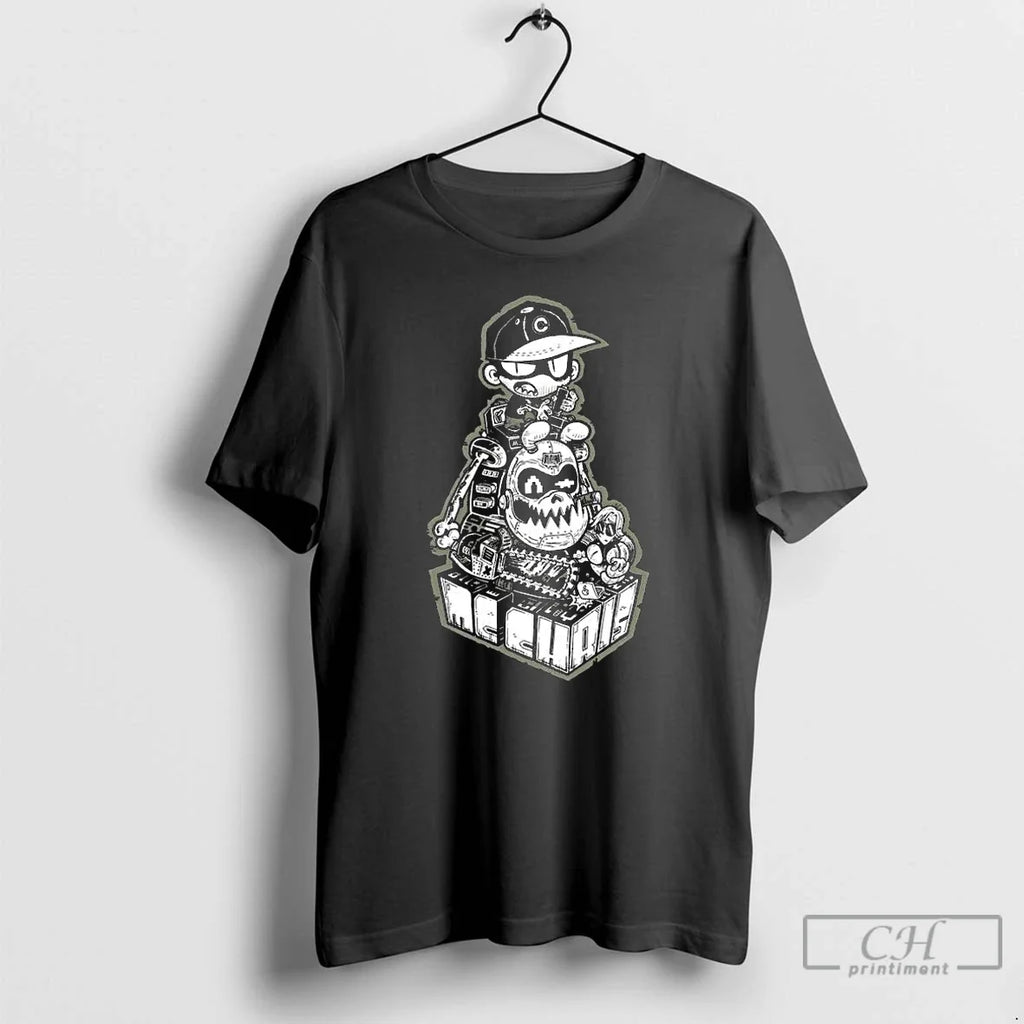 Premium Mc Chris Robot Dog Long Sleve - Adult & Kids T-Shirts, Sweatshirts & Hoodies apparel design preview 1