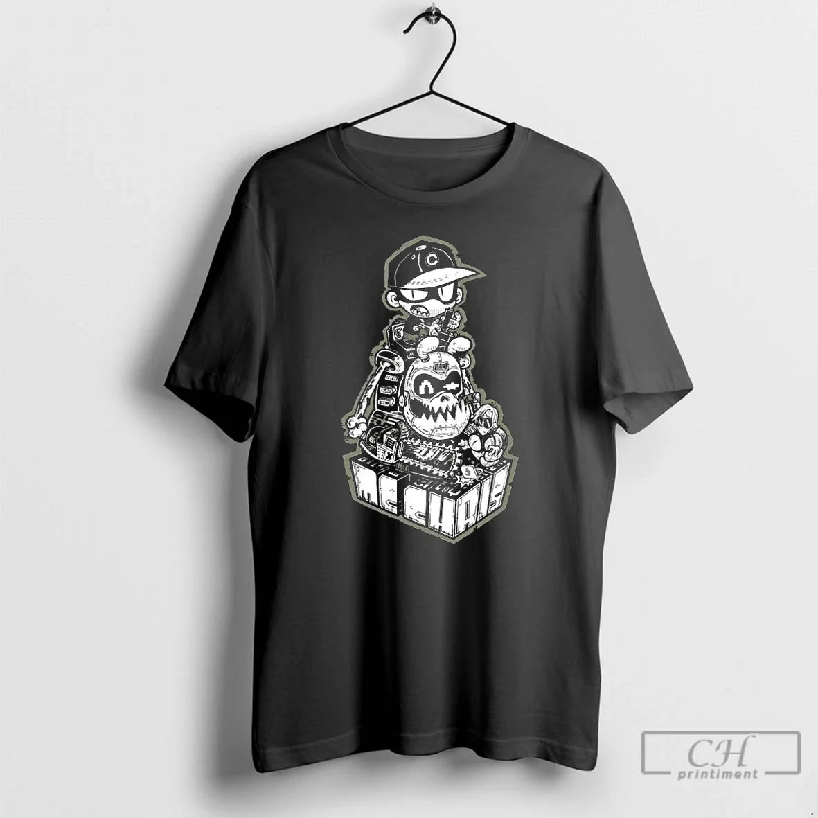 Premium Mc Chris Robot Dog Long Sleve - Adult & Kids T-Shirts, Sweatshirts & Hoodies apparel design preview 1