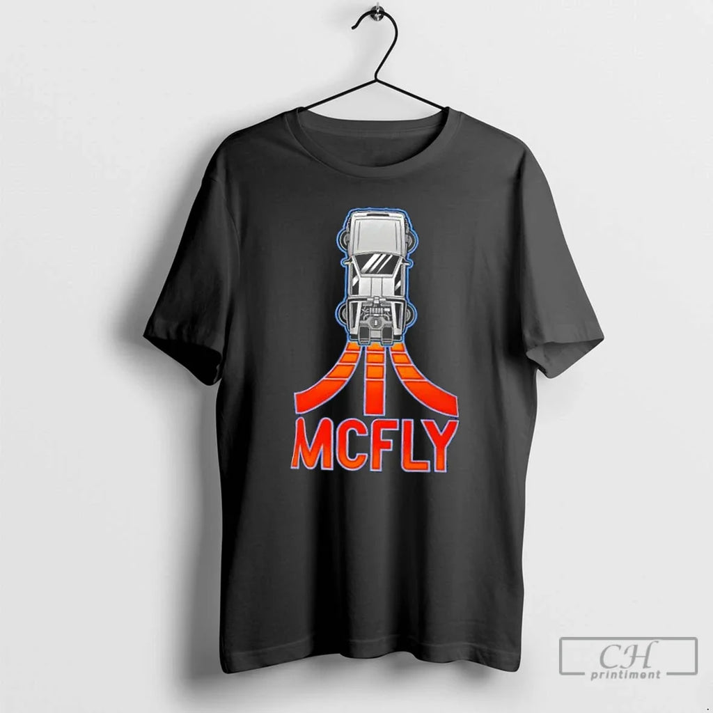 Premium Mcfly Retro Time Travel Parody - Adult & Kids T-Shirts, Sweatshirts & Hoodies apparel design preview 1