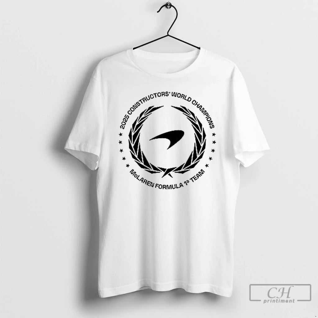 Premium Mclaren Formula 1 Team 2025 Constructors - Adult & Kids T-Shirts, Sweatshirts & Hoodies apparel design preview 1
