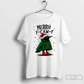 Premium Merry F Caw Christmas - Adult & Kids T-Shirts, Sweatshirts & Hoodies apparel design preview 1