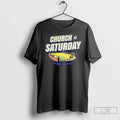 Premium Michigan Wolverines Church On Saturday - Adult & Kids T-Shirts, Sweatshirts & Hoodies apparel design preview 1