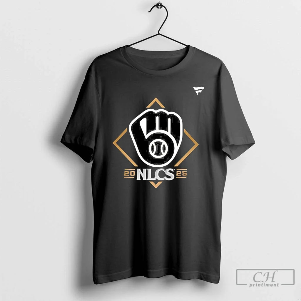 Premium Milwaukee Brewers Nlcs 2025 Mlb Postseason - Adult & Kids T-Shirts, Sweatshirts & Hoodies apparel design preview 1