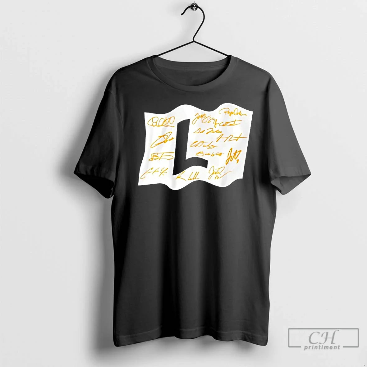 Premium Milwaukee Brewers Fly The L Flag Signatures - Adult & Kids T-Shirts, Sweatshirts & Hoodies apparel design preview 1