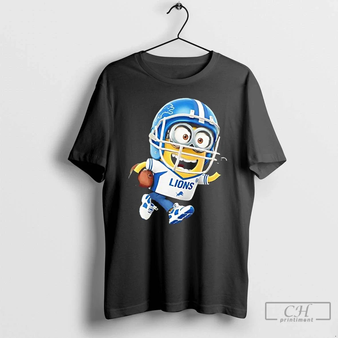 Premium Minions Is Holding A Ball And Smiling At - Adult & Kids T-Shirts, Sweatshirts & Hoodies apparel design preview 1