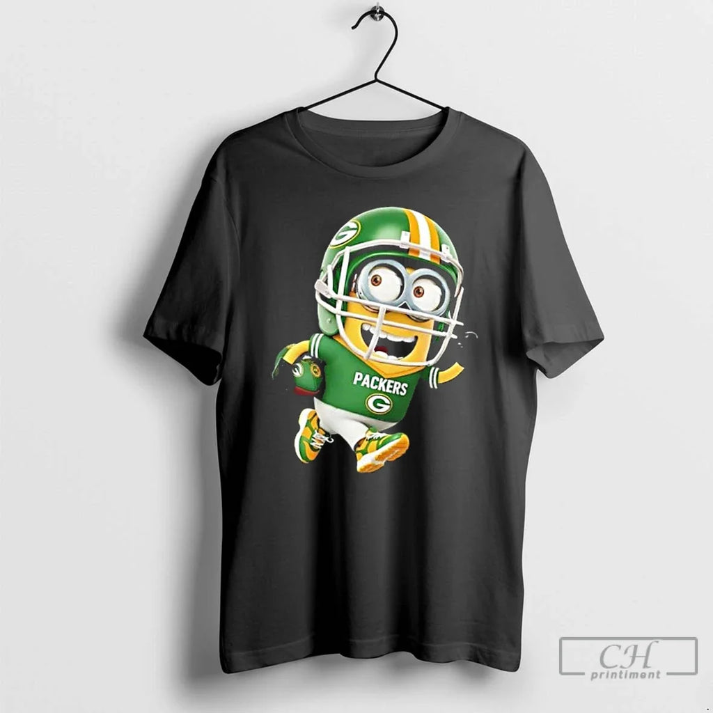 Premium Minions Is Holding A Ball And Smiling At - Adult & Kids T-Shirts, Sweatshirts & Hoodies apparel design preview 1