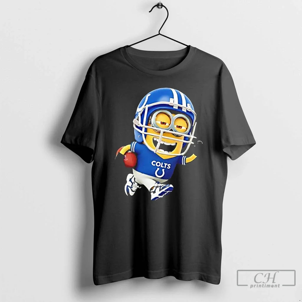 Premium Minions Is Holding A Ball And Smiling At - Adult & Kids T-Shirts, Sweatshirts & Hoodies apparel design preview 1