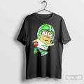 Premium Minions Is Holding A Ball And Smiling At New - Adult & Kids T-Shirts, Sweatshirts & Hoodies apparel design preview 1