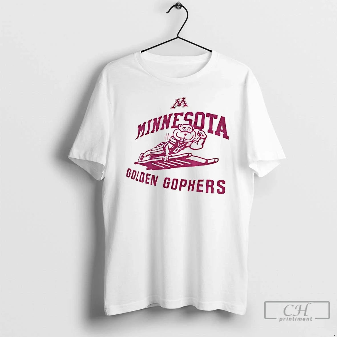 Premium Minnesota Golden Gophers Mascot Logo - Adult & Kids T-Shirts, Sweatshirts & Hoodies apparel design preview 1