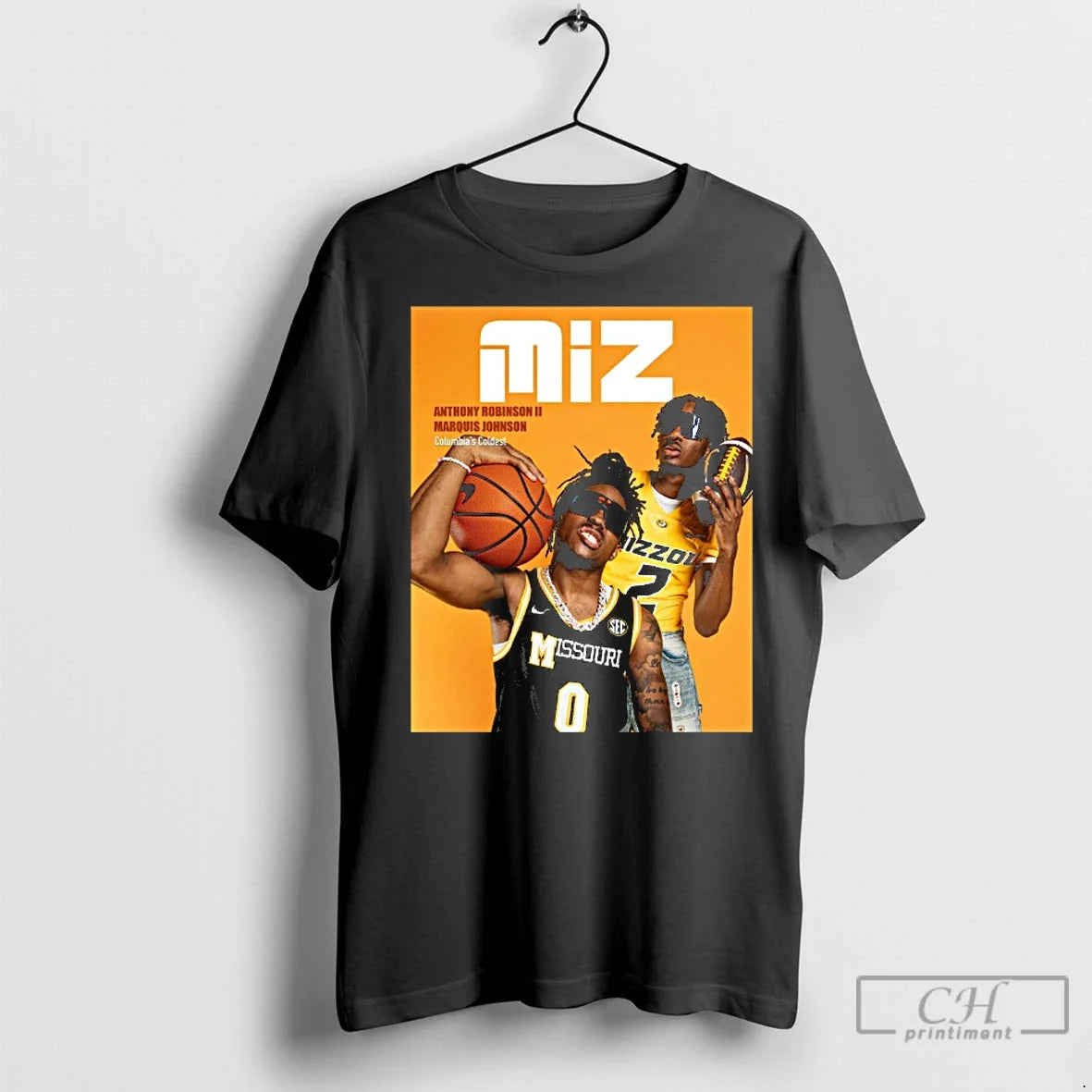 Premium Mizzou Hoops Anthony Robinson Ii Marquis - Adult & Kids T-Shirts, Sweatshirts & Hoodies apparel design preview 1
