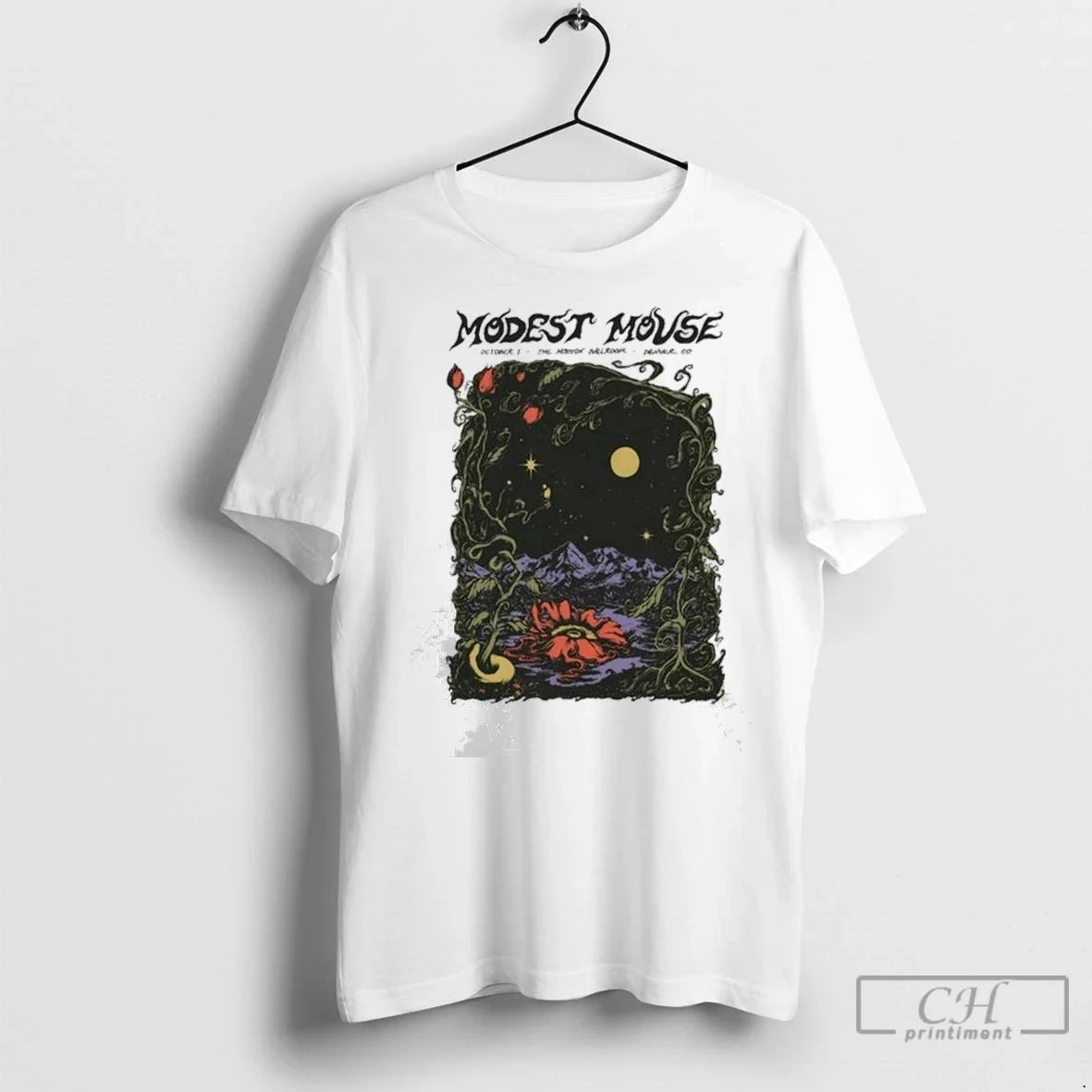 Premium Modest Mouse Mission Ballroom In Denver Co - Adult & Kids T-Shirts, Sweatshirts & Hoodies apparel design preview 1