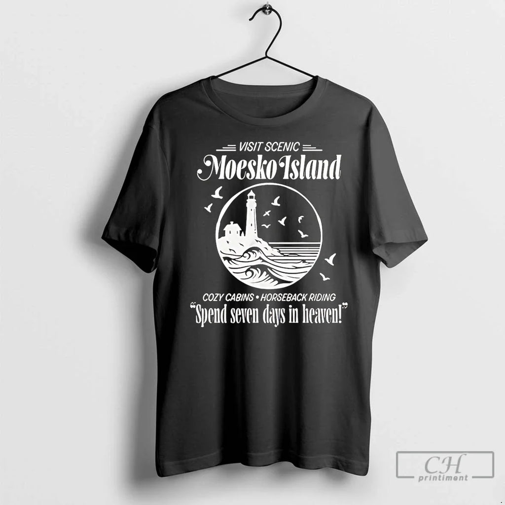 Premium Moesko Island Cozy Cabins Horseback Riding - Adult & Kids T-Shirts, Sweatshirts & Hoodies apparel design preview 1